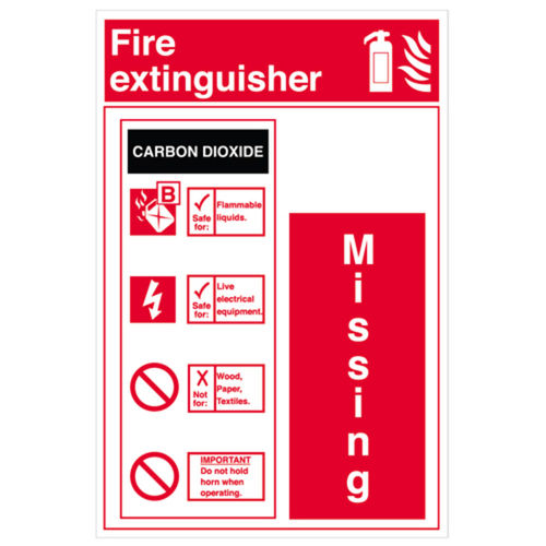 CO2 Extinguisher Mounting Board (50133F)